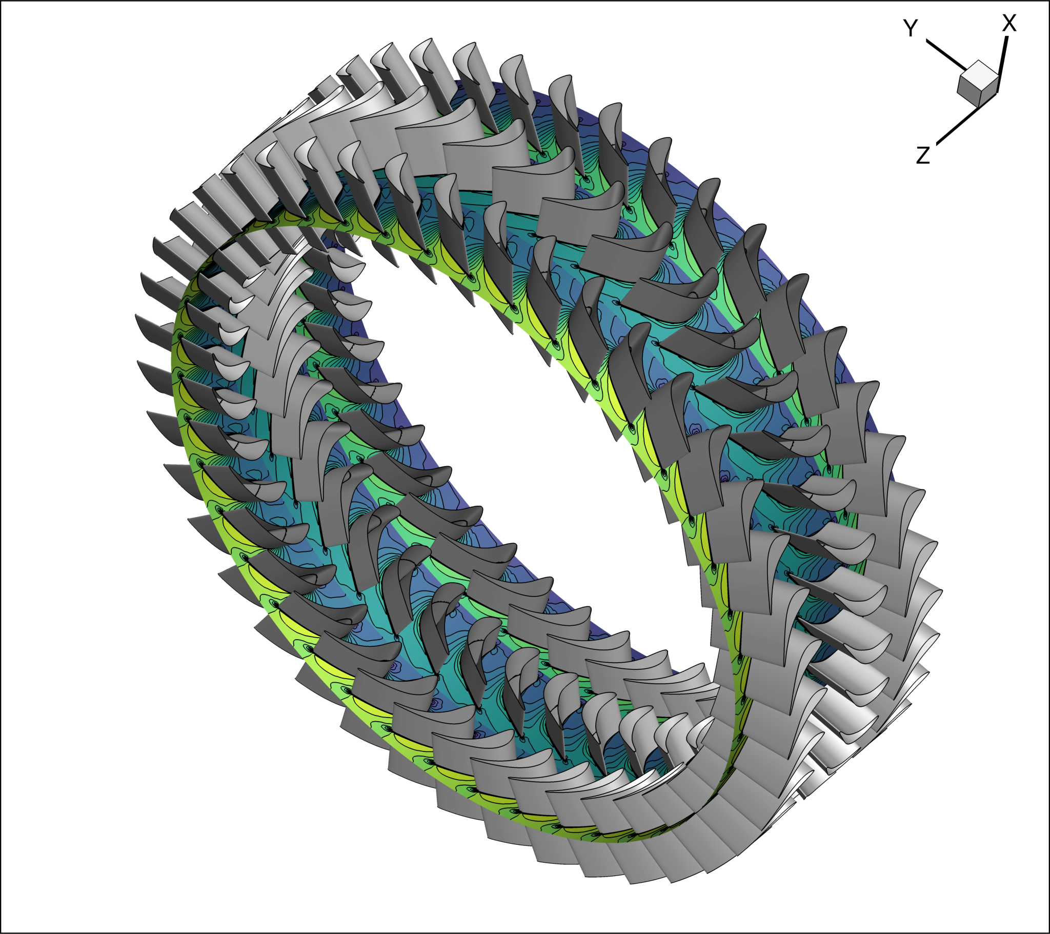 Midspan Relative Mach number